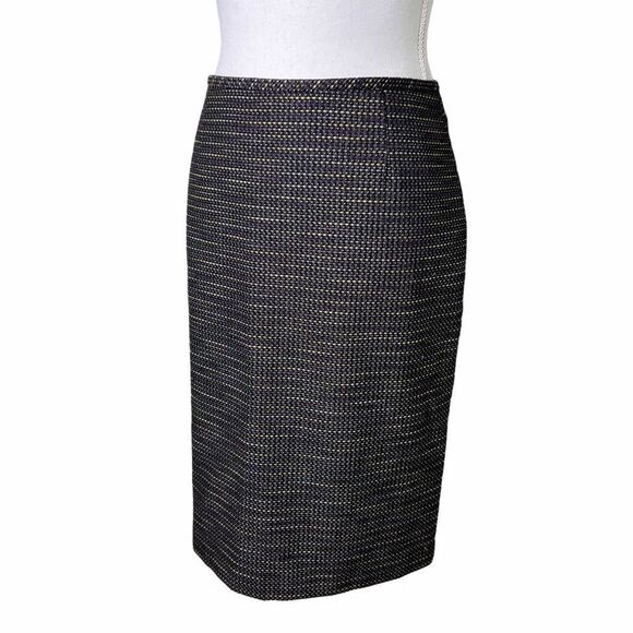 Tahari yellow, purple, black pencil skirt - size 2 - Picture 11 of 16